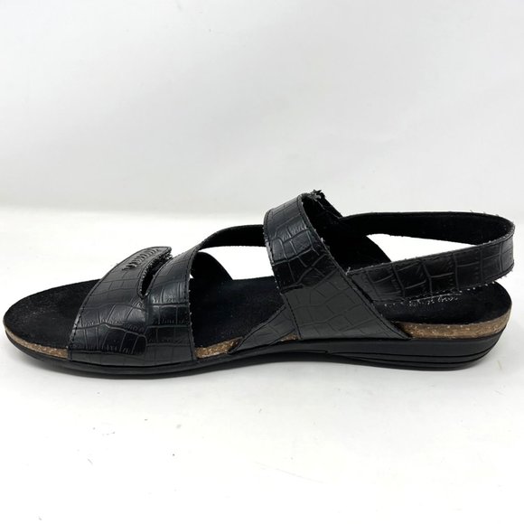 Easy Street Women's Winnie 30-1302 Strap Sandal Black Adjustable Size 10M‎ - Picture 5 of 8